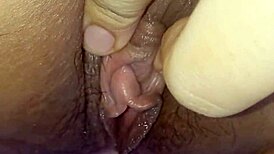 Watch this homemade tease as her big wet clit pussy drips horny juices begging for touch