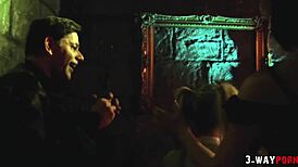 stacey saran and sofia valentine share anal threesome thrills