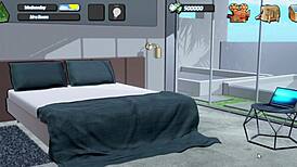 i'm like max fuckin this huge titted blonde milf in 3d game outfit datin her hard