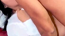 Petite Latina Neighbor's Homemade Doggystyle Pound in Bedroom