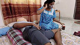 bhabhi sneaks bedroom sex with dever desi homemade roleplay