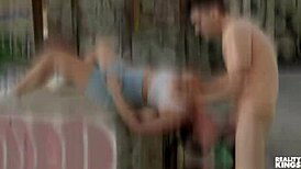 Riley Star ditches party friends for stepbro cock ride