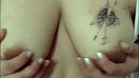 Teacher walks no bra public playing her big tits