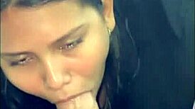 damn check out this perfect angle on that horny latina's big ass riding cock