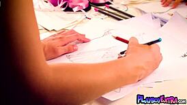 ever wonder what happens when a smoking ukrainian like viktoriia aliko strips bare in the dressing room?