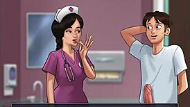 nurse micoe sucks patient's monster cock in hospital oral cumshot