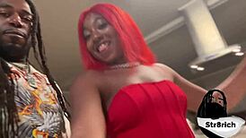 omg can you believe str8rich rams that sexy redhead ebony teen's fat ass at the halloween party 🎃🍑🔥