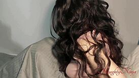 stepmom's like creepy noise? stay in my bed hun 😏 then we fuck missionary creampie