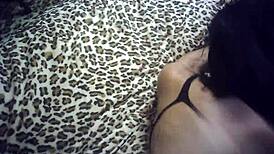 italian brunette babe flexes as he unloads cumshot on her shaved climax machine