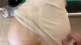 Ex-wife looks like prostitute so i rip clothes fuck tight ass anal gaping sauna