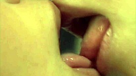 Ultimate close-up collection of Asian lesbian kisses