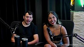 casal kaliente teases bia hot in sheer red lingerie podcast prelims part 3