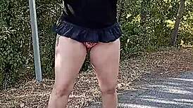 Meryledyxxx Fingers Pussy Outdoor Public Masturbation Squirting Explosion