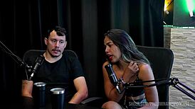 casal kaliente teases bia hot in sheer red lingerie podcast prelims part 3