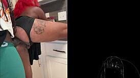 omg can you believe str8rich rams that sexy redhead ebony teen's fat ass at the halloween party 🎃🍑🔥