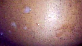Huge Cum Blast Drenching Fat Ass Back and Hair!