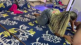 Colombian milf deepthroats fat cock rimjobs ass then bends for doggy destruction