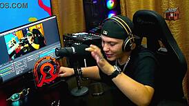 Bruna Lambertini Strips Naked On Podcast Ruan Drools In Sheer Red Barraco