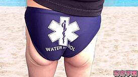 craving that lifeguard uniform i rip it off for secret bathroom toy anal perversion