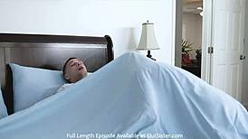 Stepbrother's massage lures stepsister into forbidden anal temptations