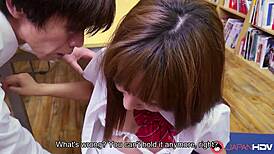 Misaki Asuka Fucks Teacher In Library Uncensored Doggystyle