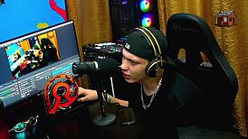 Bruna Lambertini Strips Naked On Podcast Ruan Drools In Sheer Red Barraco