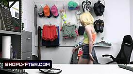 hey officer, you stripping this hot teen thief completely??