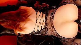 Big ass tranny sissy slut anal pounded by fucking machine 🍑🔥