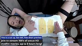 Hey zoe lark in latex gloves handcuffed backstage by dr tampa?