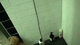 WOW Young Elite Saudi Arab Girl Snowwhite Fingers Tight Pussy in Shower Masturbation!