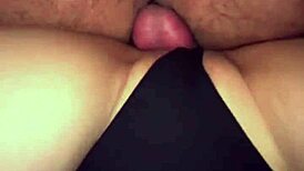 Skinny lotosui bends over for hard doggystyle pussy pounding. puffy lips take rough creampie finish