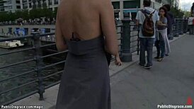 i'm bound tight in leather gettin fucked hard public like a kinky slut