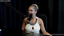 wanna see barbara sol's curvy ass teased in lingerie podcast??