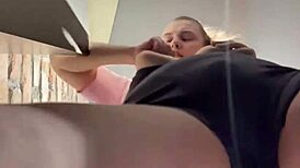 ever tried fingering your wet pussy to orgasm in a public spot first time?
