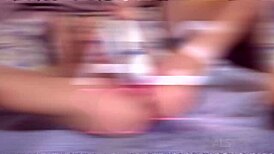 Kiara Lord Wakes Emma Brown For Hitachi Toy Licking Session