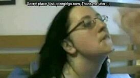 fat bbw ex rides cock hard before facial cumshot blast?