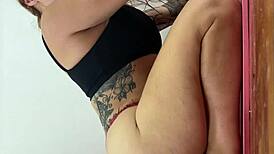 Redhead Milf Camslut Masturbates to Gushing Orgasm