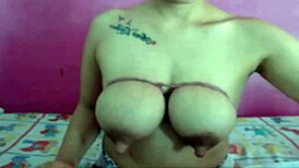 Hey, wanna squeeze my lactating Latina tits on cam?