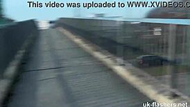 ever wonder what happens when a pissed off babe flashes on london streets?