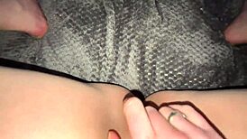 hey watch this horny blonde slut finger her dripping pussy pov 😏💦
