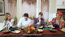 Milf Mommy Shows Friend How To Bang Stepsons On Desk