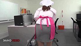 office lady chihiro, you ready for that hardcore bj creampie finish??