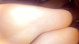 colombian stepdaughter rides sensually with strong moans filmed by boyfriend