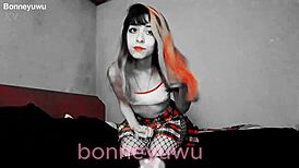 Petite latina college girl flashes schoolgirl panties and bra on bed!