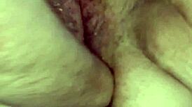 that fat milf's nasty hairy pussy gets fisted until it squirts wet everywhere