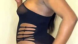 darkchocolatebarbie shakes huge ebony ass in bbc ripping clothes compilation