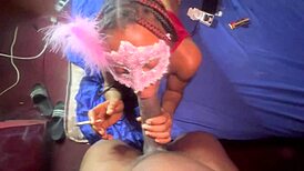 Sexy Afrolatina Teen Slut Blowbanged Then Pounded Swollen