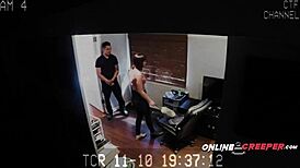 Rough Bondage Sex After Blind Date Caught on Hidden Spycam