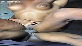 Hot Ebony Teen Babe Gets Black Cock Pounding In Tight Pussy Fuck