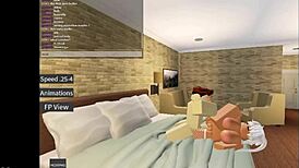 Wanna fuck this big tits bunny in roblox game?